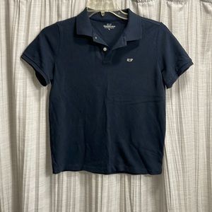 Biys Vineyard vines navy polo.  Size large